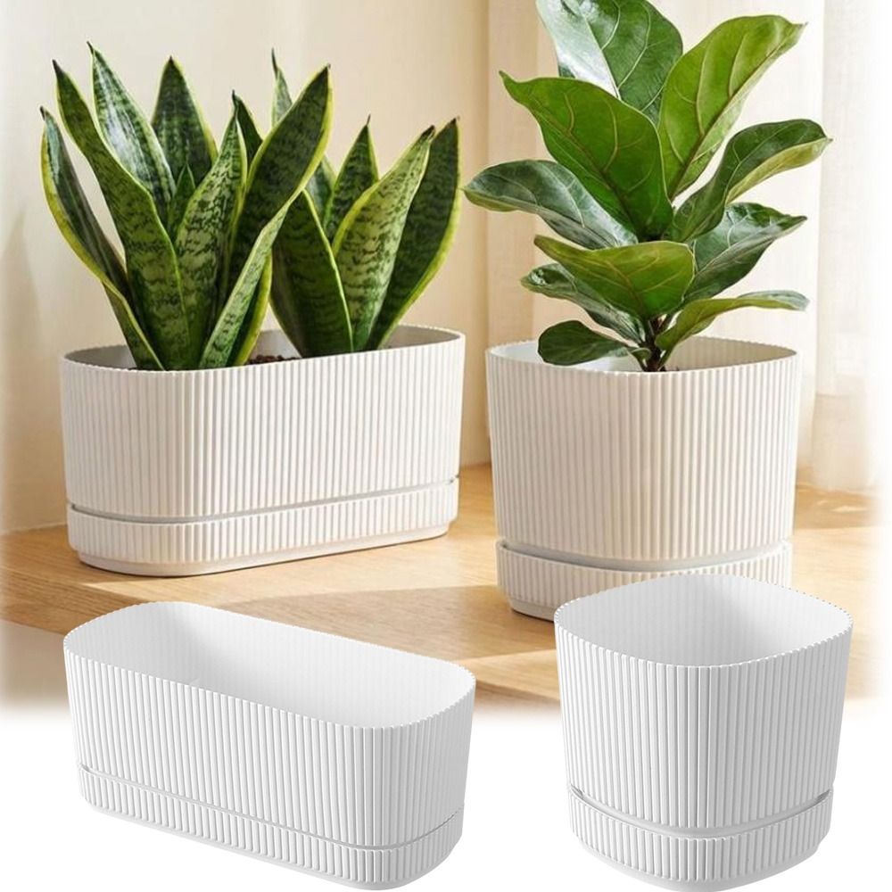 Aloe Vera Pot - وعاء زهور بلاستيكي ذاتي الري مع