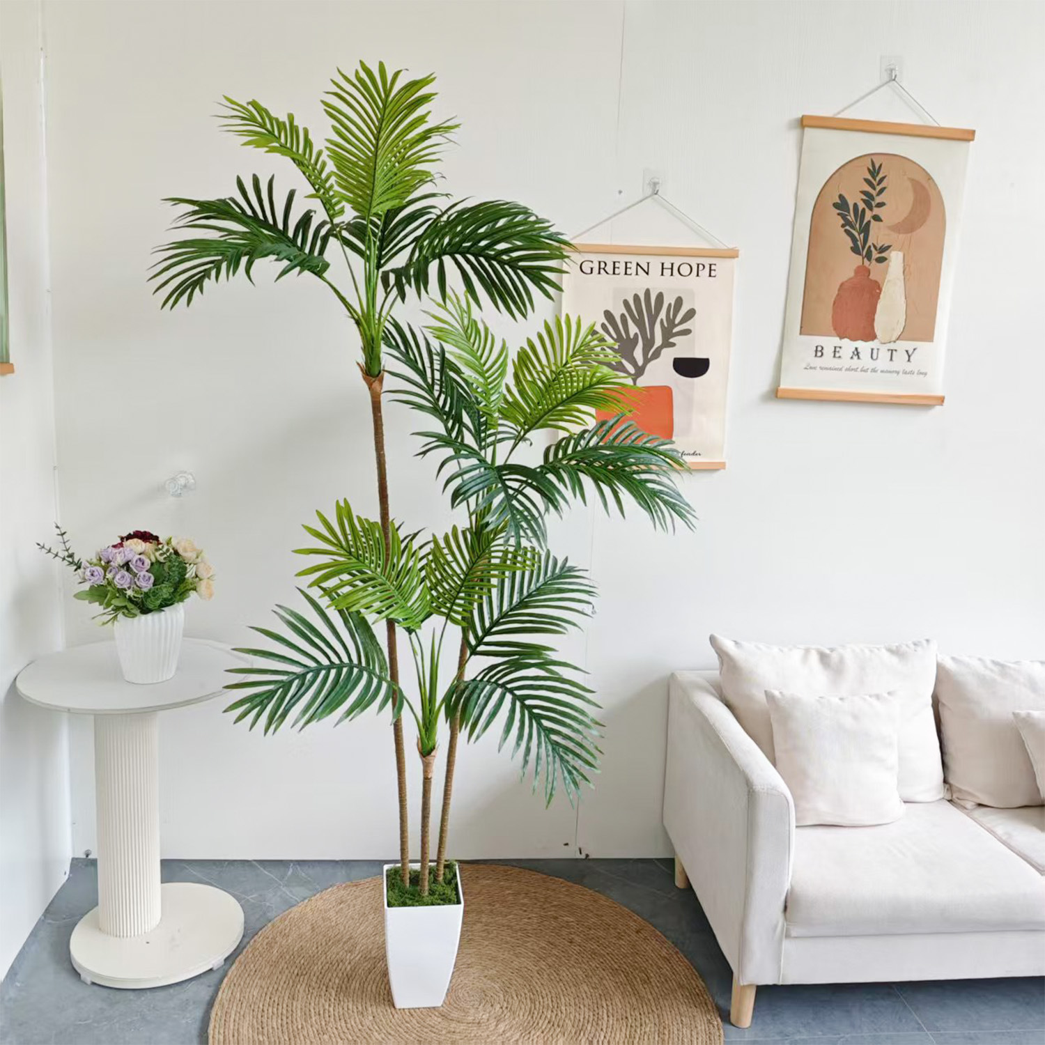 نبات نخيل أريكا اصطناعي كبير ل - مراجعة Dracaena Marginata وسعره