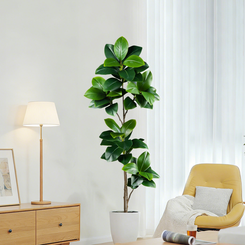 شجرة مطاطية صناعية بطول 74-140 - مراجعة Dracaena Marginata وسعره