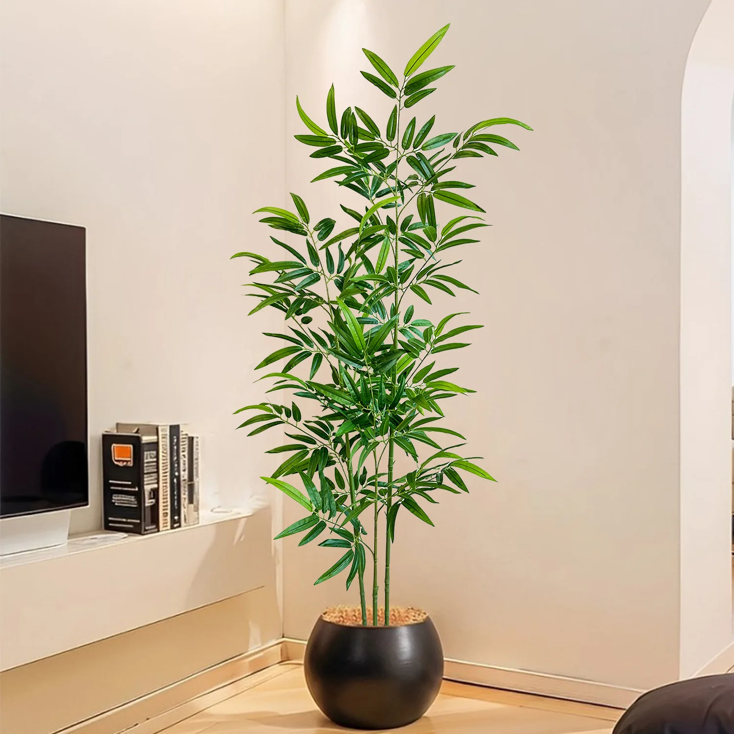 نبات الخيزران الأخضر الاصطناعي - مراجعة Ficus Lyrata Tree وسعره